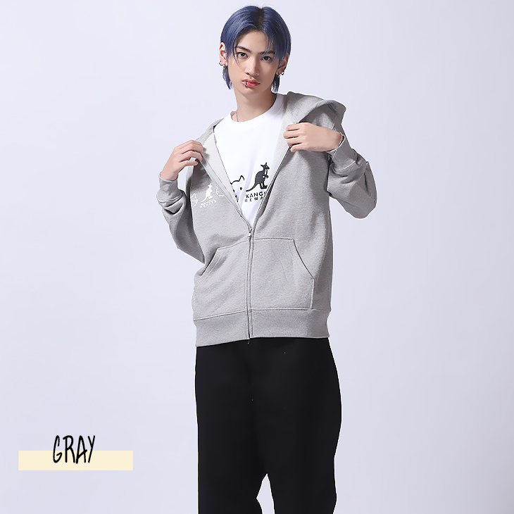 完全受注生産】市村優汰×KANGOL REWARDコラボ ZIPパーカー