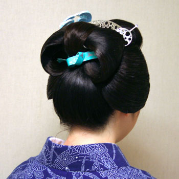 日本髪図鑑 026 三ツ輪くずし