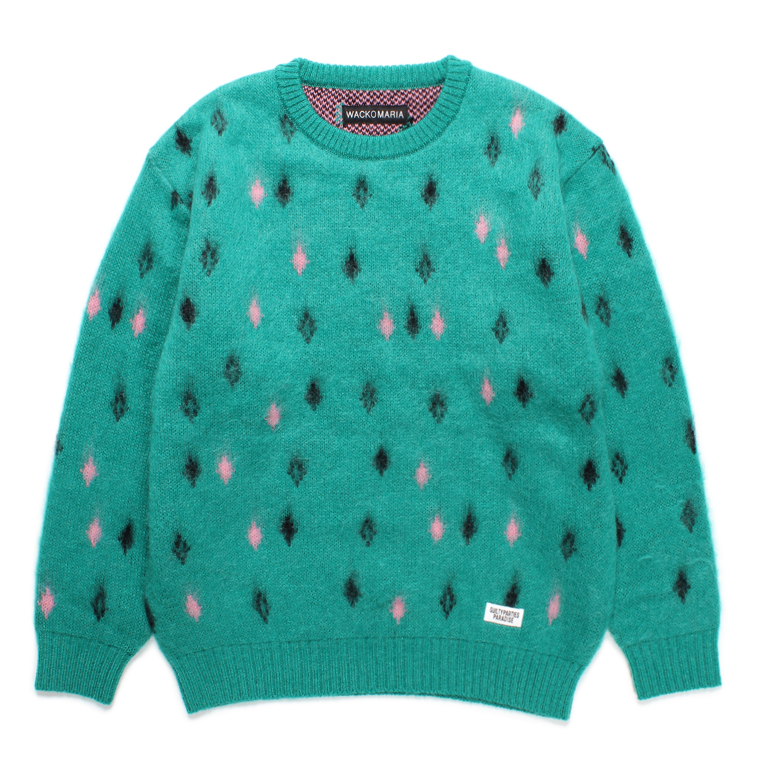 WACKO MARIA / DIAMOND HEAVY MOHAIR CREW NECK SWEATER / kaddish