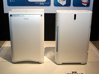 ダイキン、壁やカーテンに染みついたニオイを脱臭する加湿/除湿空気清浄機