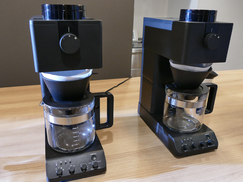 ☆カフェバッハ監修☆全自動ミル付きコーヒーメーカー 3杯用 ブラック