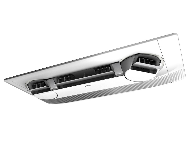 富士通ゼネラル、最大200度のワイド送風ができる家庭用天井埋め込み形