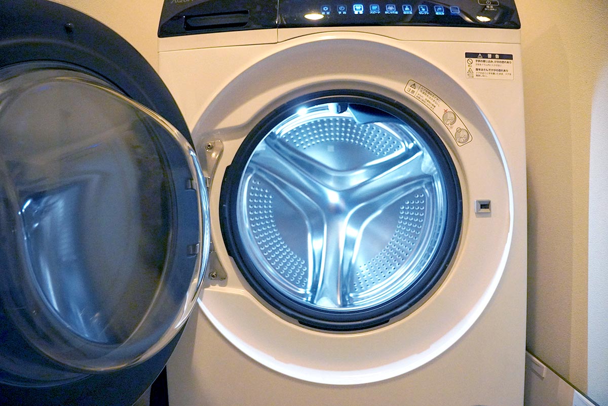 ドラム式洗濯機をアクアの「まっ直ぐドラム2.0」に買い替えて大満足