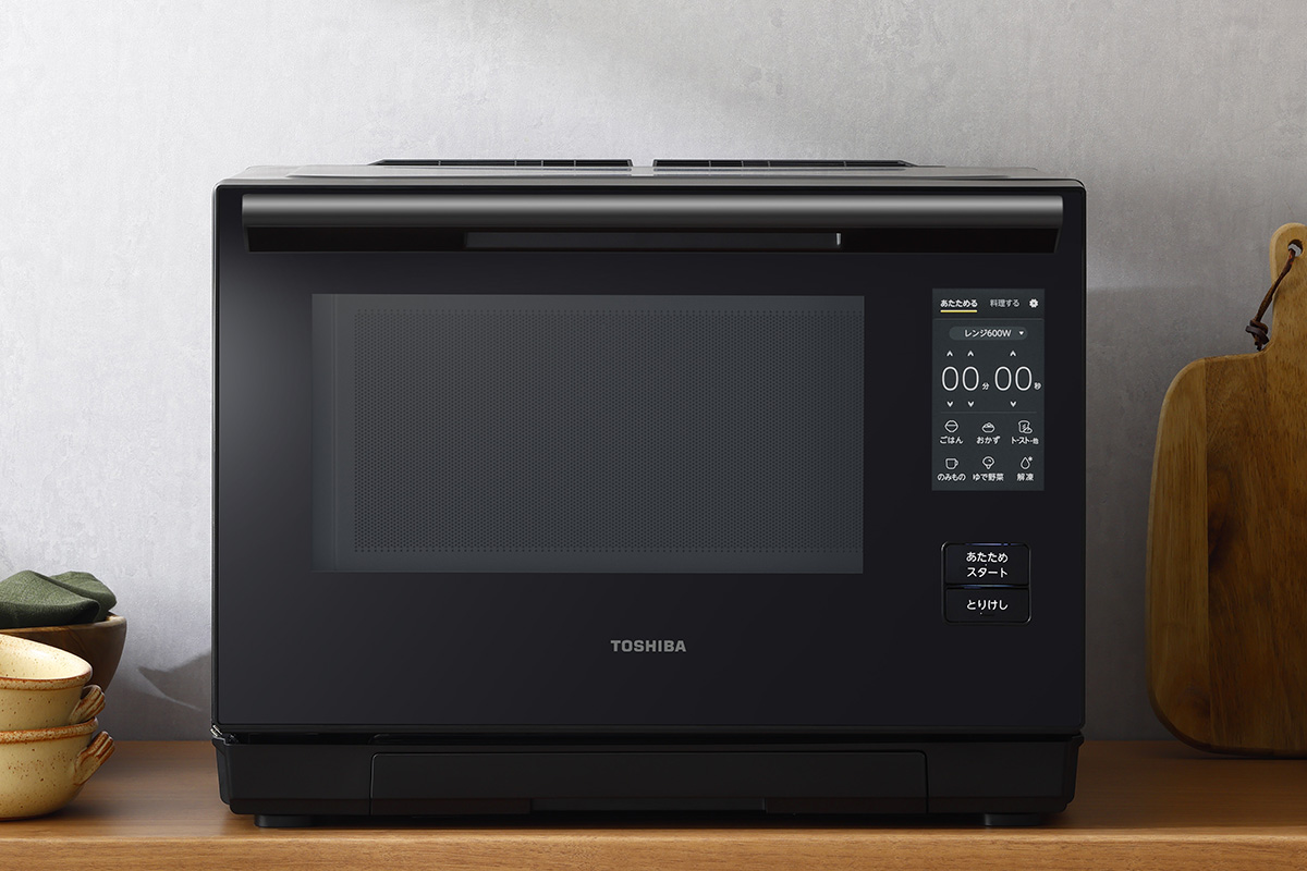 東芝「石窯ドーム」小型モデルに熱風コンベクション 予熱を時短 - 家電