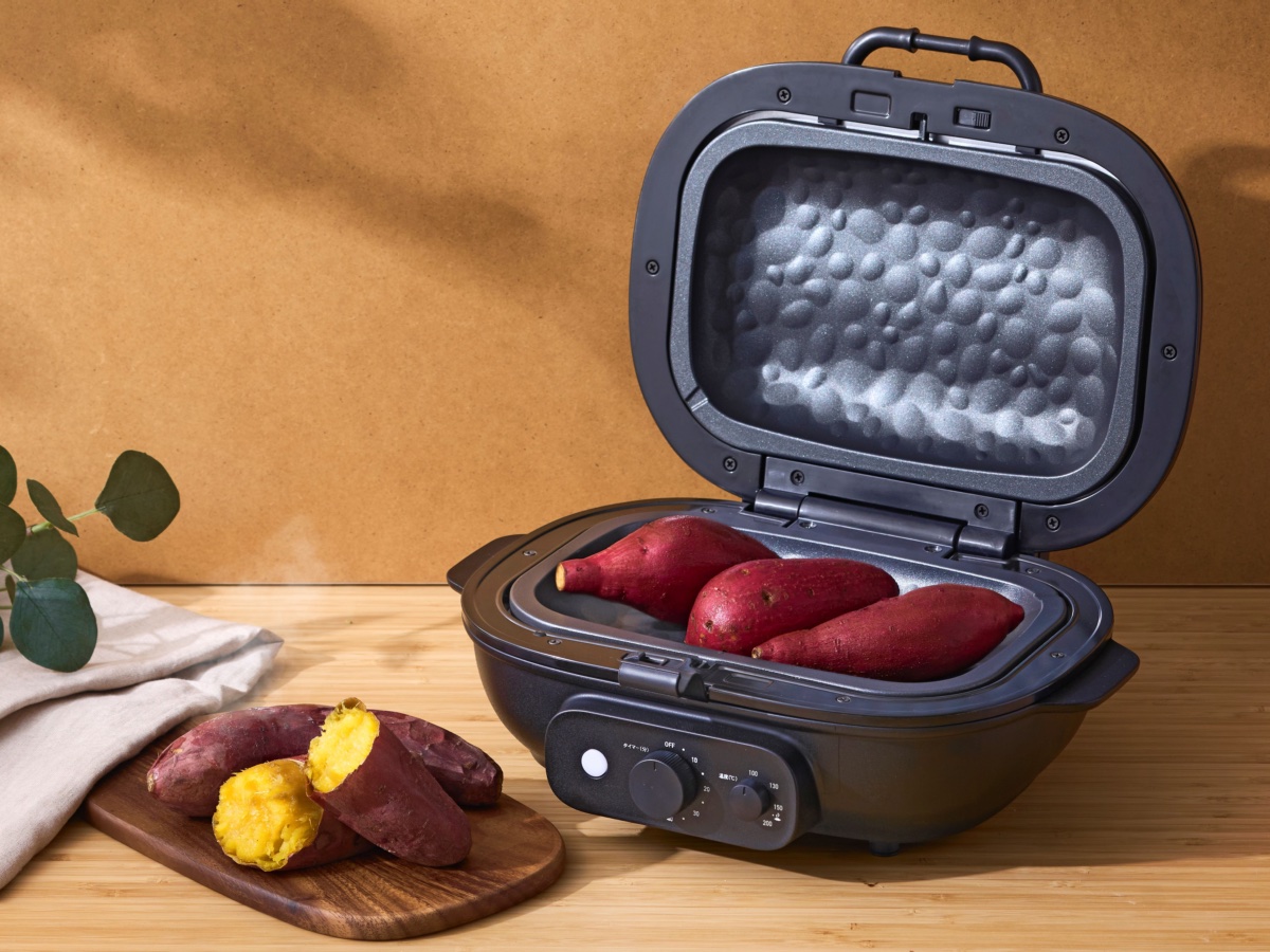 ドウシシャ「焼き芋メーカー」一度に何個も焼ける - 家電 Watch