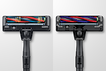 特長：きわだつパワー&軽量 ： スティッククリーナー（コードレス式