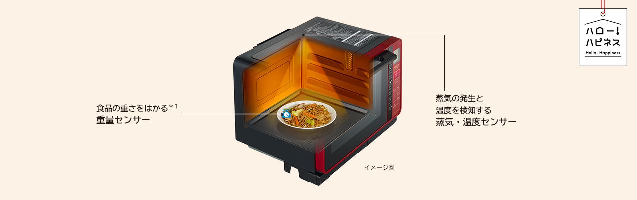 ヘルシーシェフ MRO-S7Z ： 電子レンジ ： 日立の家電品