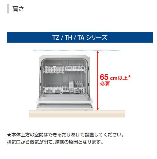 Panasonic 食器洗い乾燥機（食洗機） NP-TA4-W ：激安安心家電品.com
