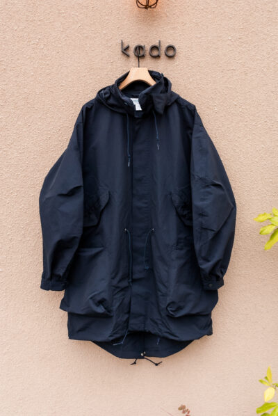 SASSAFRAS Digs Crew Coat 60 / 40 Navy | kado〔カド オノミチ〕