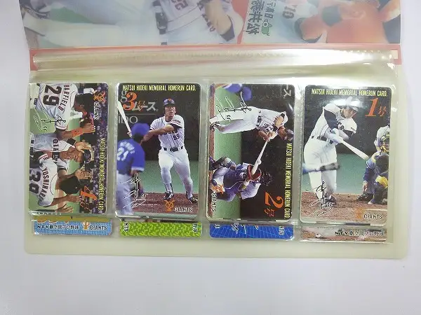 買取】松井秀喜 ホームランカード 第1号～507号 コンプ カードホルダー