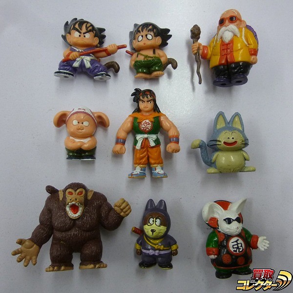 買取】ドラゴンボール 消しゴム ドラ消し 彩色 カラー 9体 孫悟空 大猿