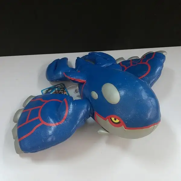 買取】ポケパーク限定 グラードン カイオーガ リアルぬいぐるみ 缶