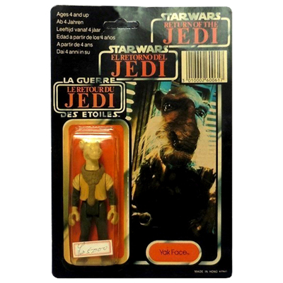 参考価格】オールドケナー スターウォーズ ヤクフェイス / トリロゴ