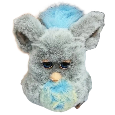 参考価格】不思議なおしゃべりペット ファービー2 グレー×ブルー