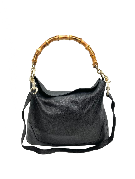 GUCCI グッチ バンブー2wayショルダー バッグ バンブー レザー