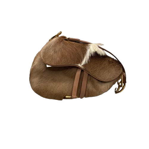 Dior クリスチャン ディオール サドルバッグ バッグ ホースヘアー