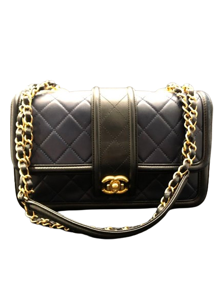 CHANEL シャネル マトラッセ チェーンショルダー バッグ ラムスキン