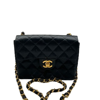 CHANEL シャネル ﾐﾆﾏﾄﾗｯｾ ﾁｪｰﾝｼｮﾙﾀﾞｰ バッグ ｻﾃﾝ A01115ﾌﾞﾗｯｸの買取