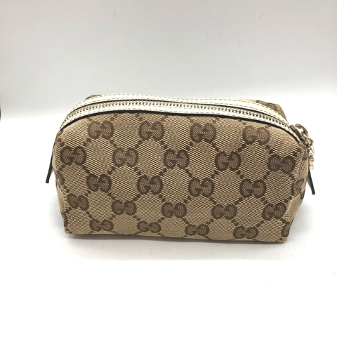 GUCCI GGキャンバス×レザー ミニバッグ アクセサリーポーチ 買取実績