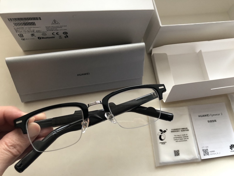 製品レビュー】「HUAWEI Eyewear2」薄型軽量なオーディオグラス