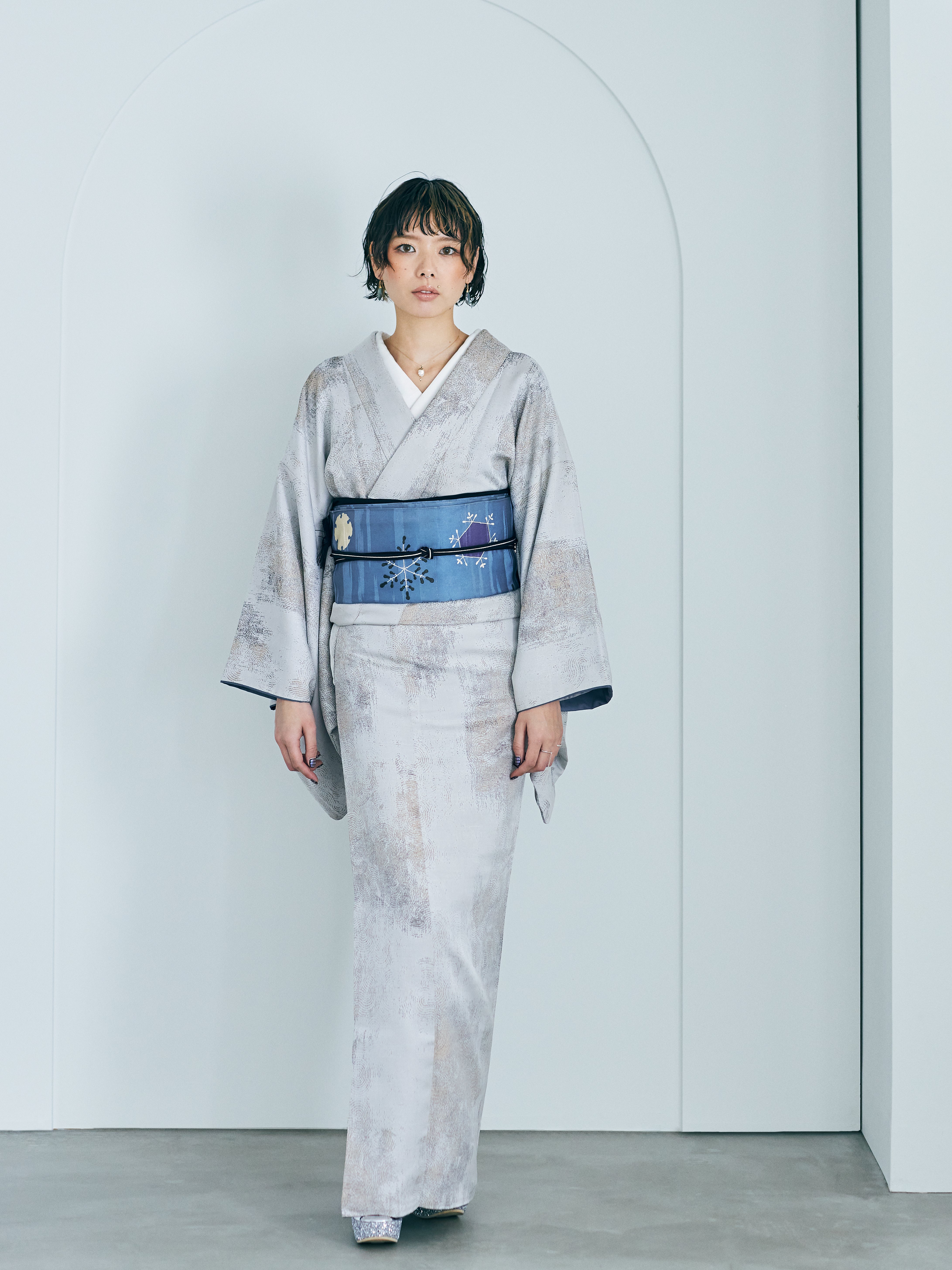 帯締め｜耳ゆるぎ 加茂川 無地｜衿秀｜KAPUKI別注