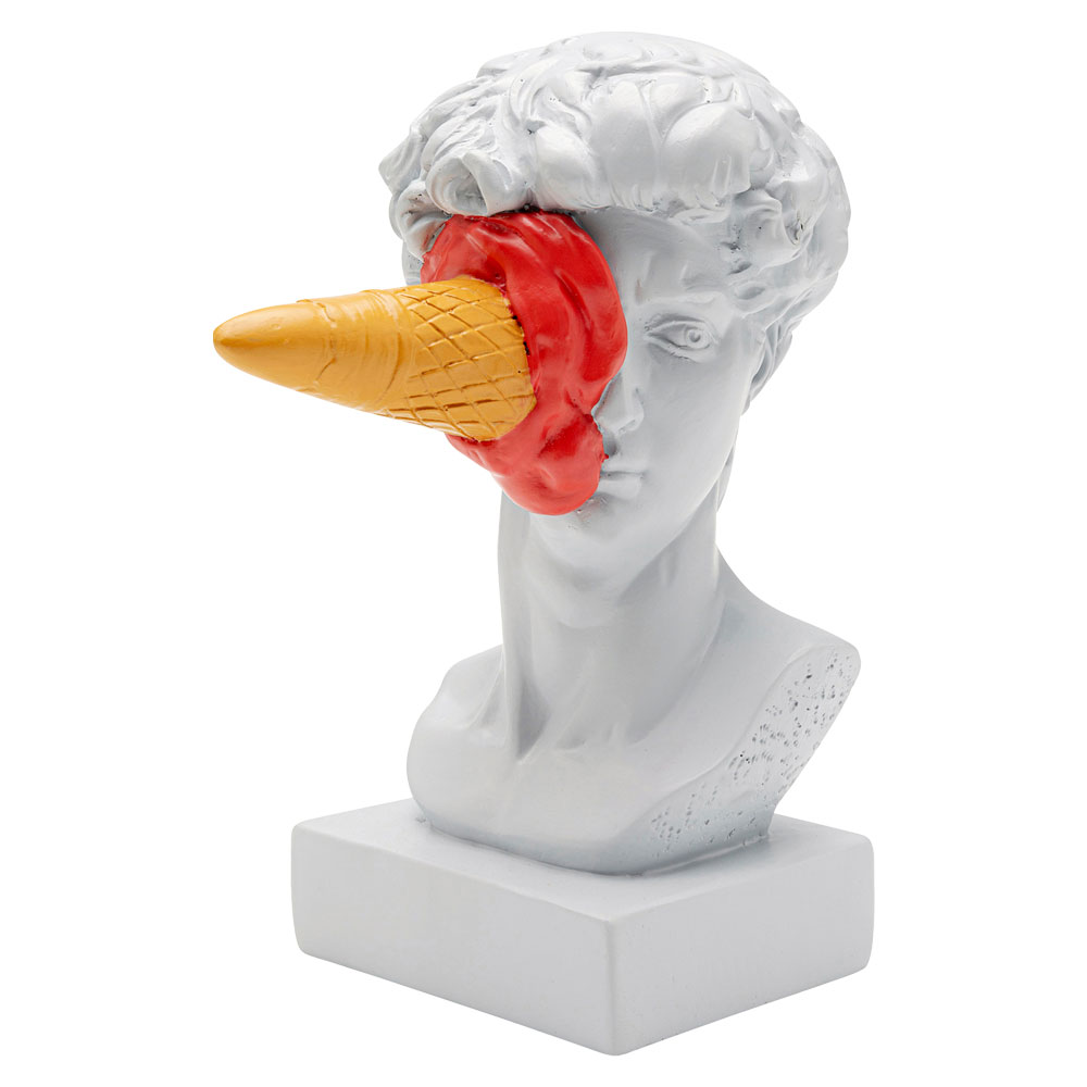 アイスクリーム デイビッド 16cm デコフィギア - オブジェ・置物の通販