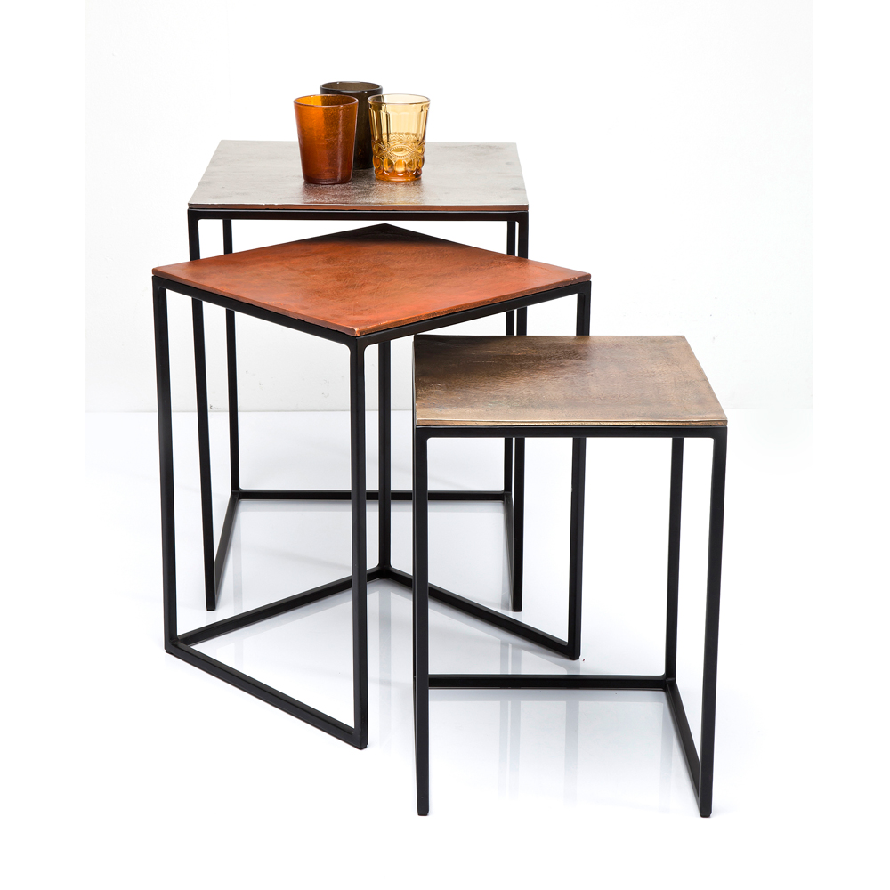 ロフトスクエアヴィンテージ(3/Set) サイドテーブル - サイドテーブル