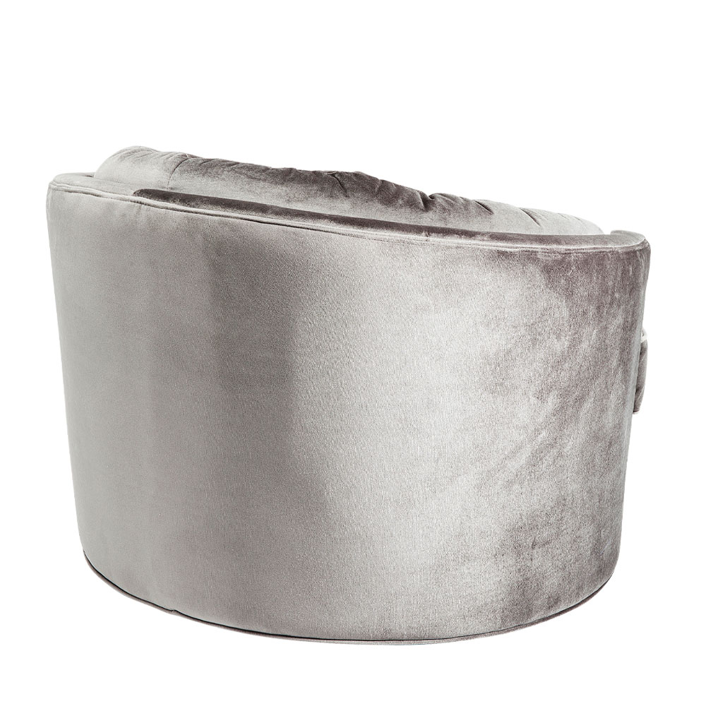 ミュージックホール グレー アームチェア - 1人掛けソファー