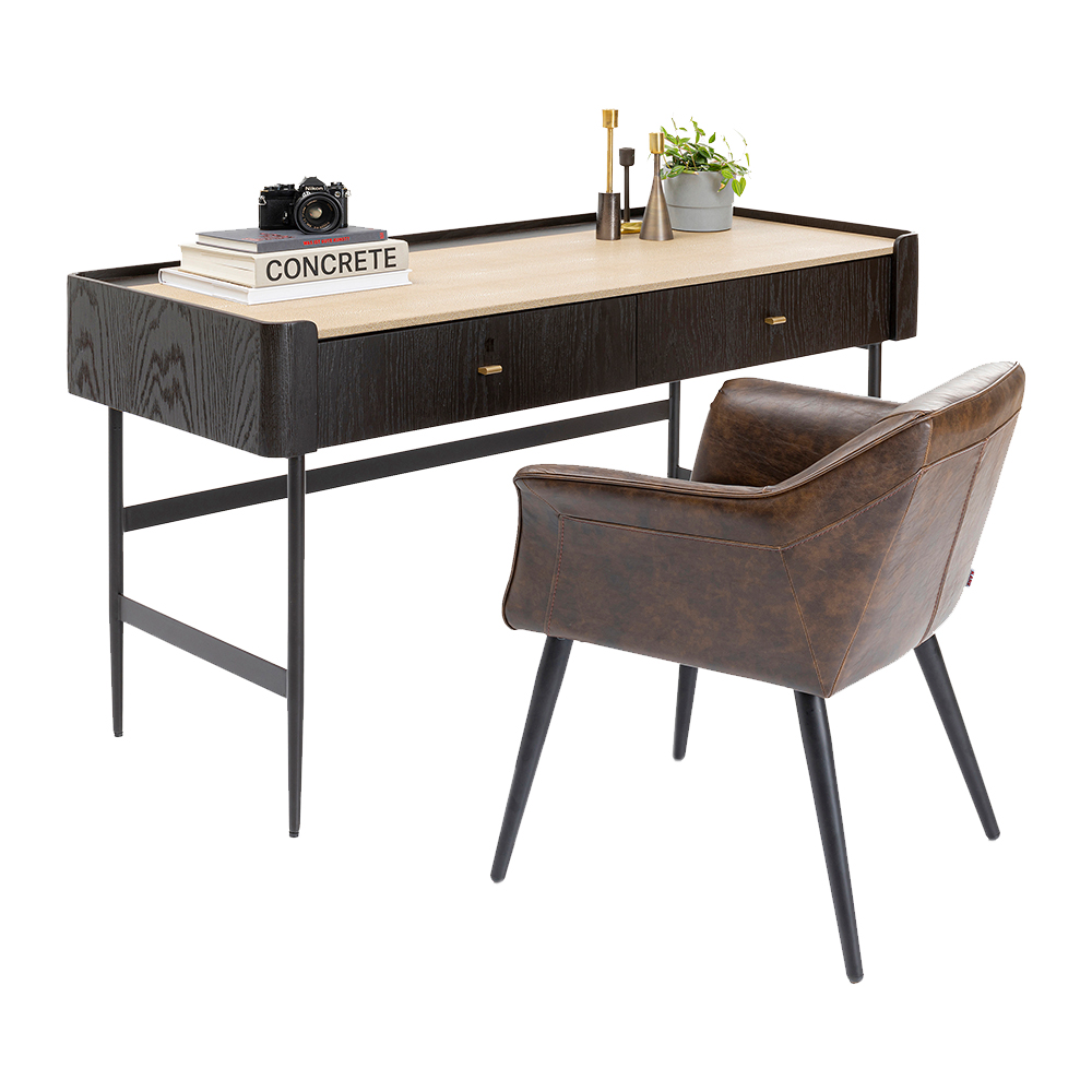 廃番】ミラノ140cm デスク - デスク・机の通販 ｜【KARE】ドイツの家具