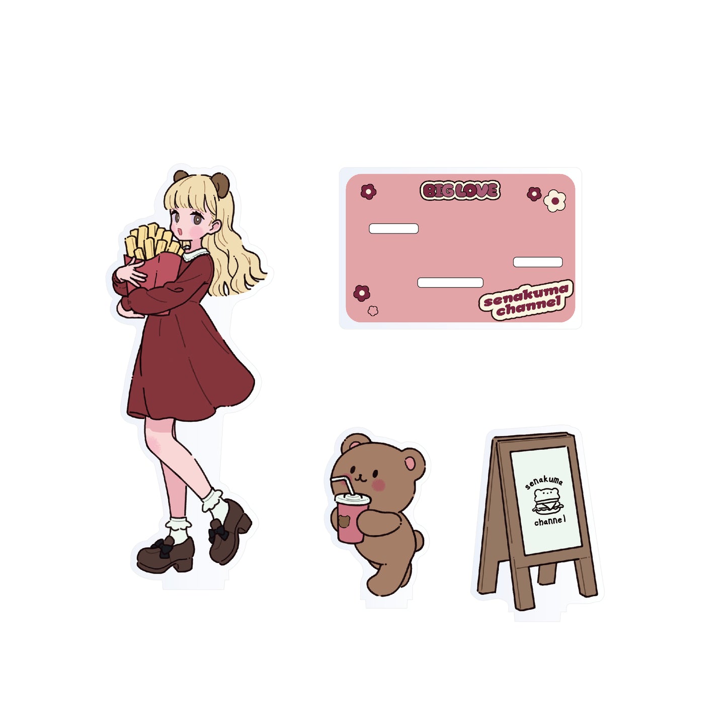 せなくま】アクリルスタンド – karel-shop