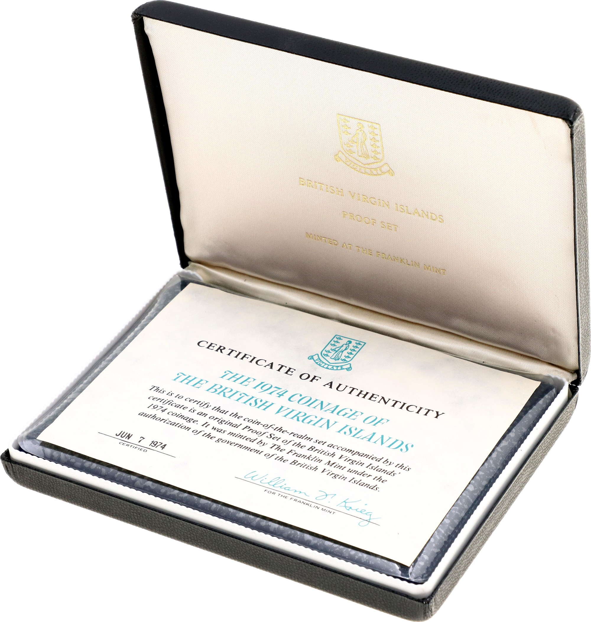 British Virgin Islands Proof Mint Set of 6 Coins 1974 FM | Katz