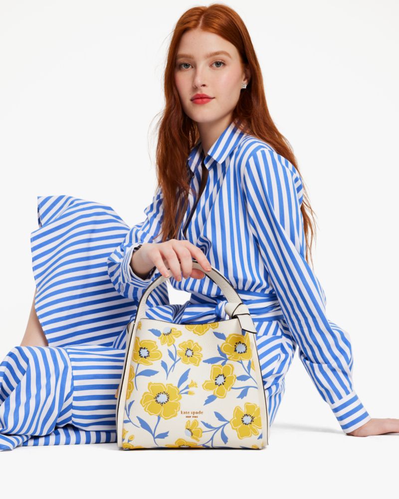 Knott Sunshine Floral Medium Crossbody Tote | Kate Spade New York