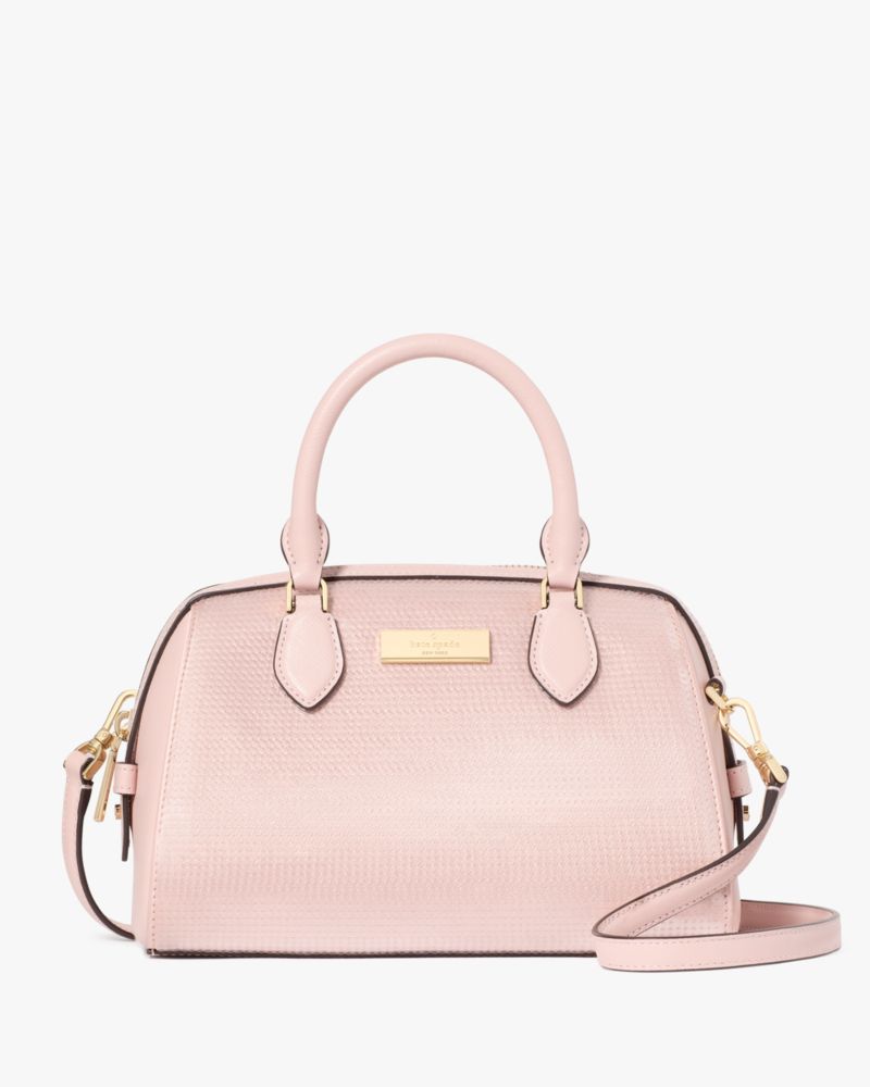 マディソン サテン シークイン スモール ドリー ダッフル クロスボディ