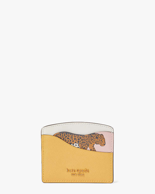 ルーシー レオパード カード ホルダー | ケイト・スペードニューヨーク