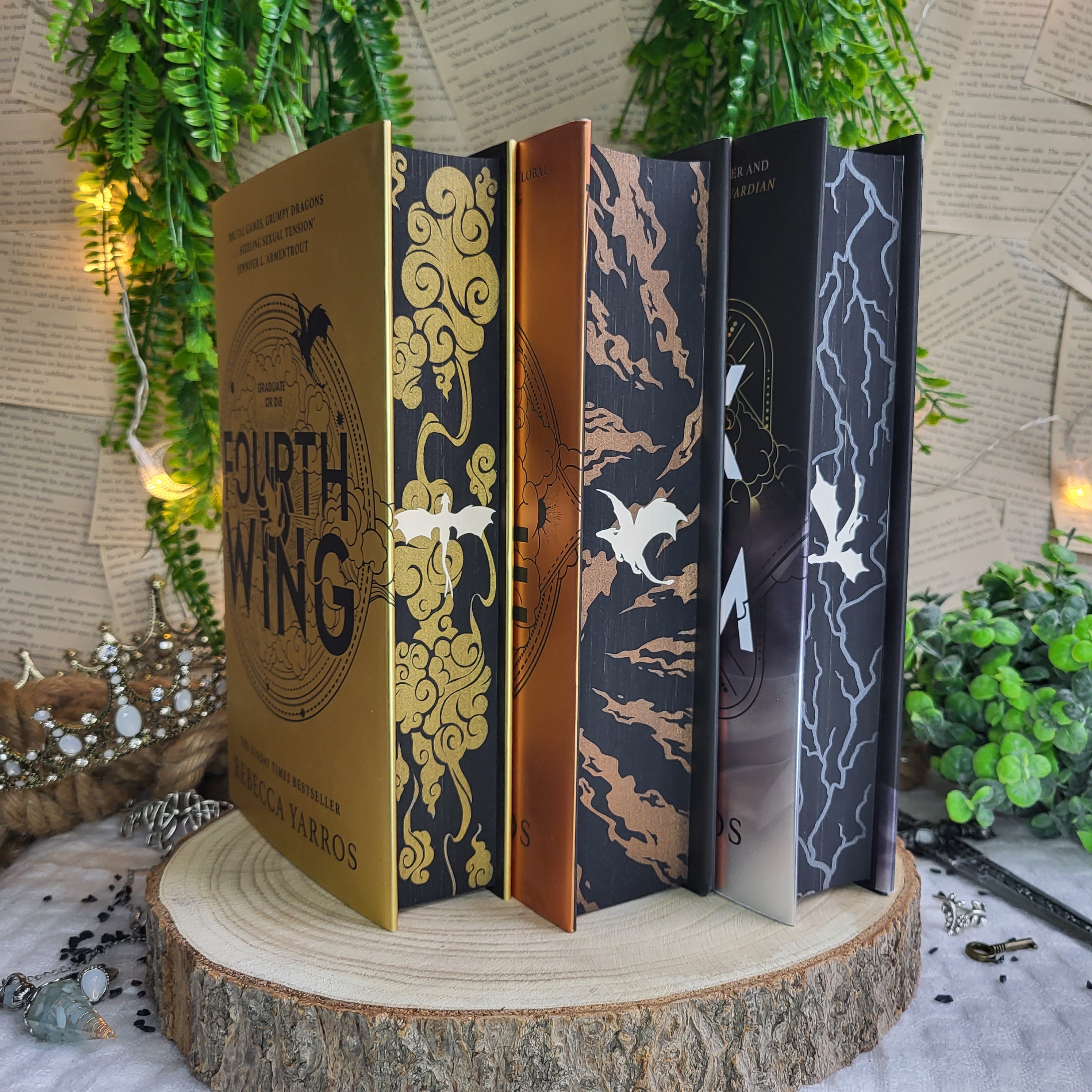 PREORDER The Empyrean Set Fourth Wing/ Iron Flame/ Onyx Storm