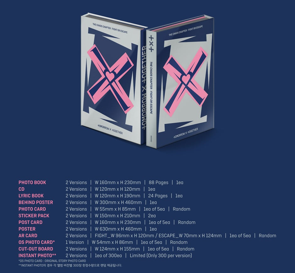 TXT ALBUM THE CHAOS CHAPTER [ FIGHT OR ESCAPE ] – Kawaii Alley