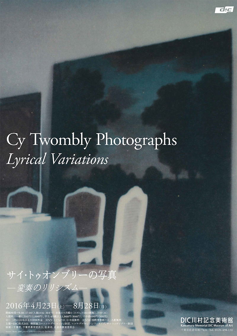 Cy Twombly Photographs: Lyrical Variations | DIC川村記念美術館