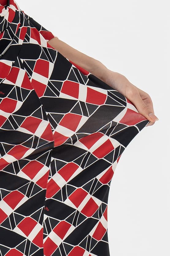 4way】レッドキツネ ギャザーワンピース– kay me