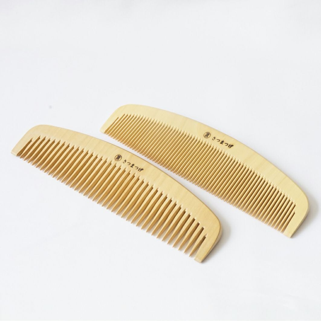 つげ櫛 解き櫛4寸（さつまつげ） | かづら清老舗オンラインショップ
