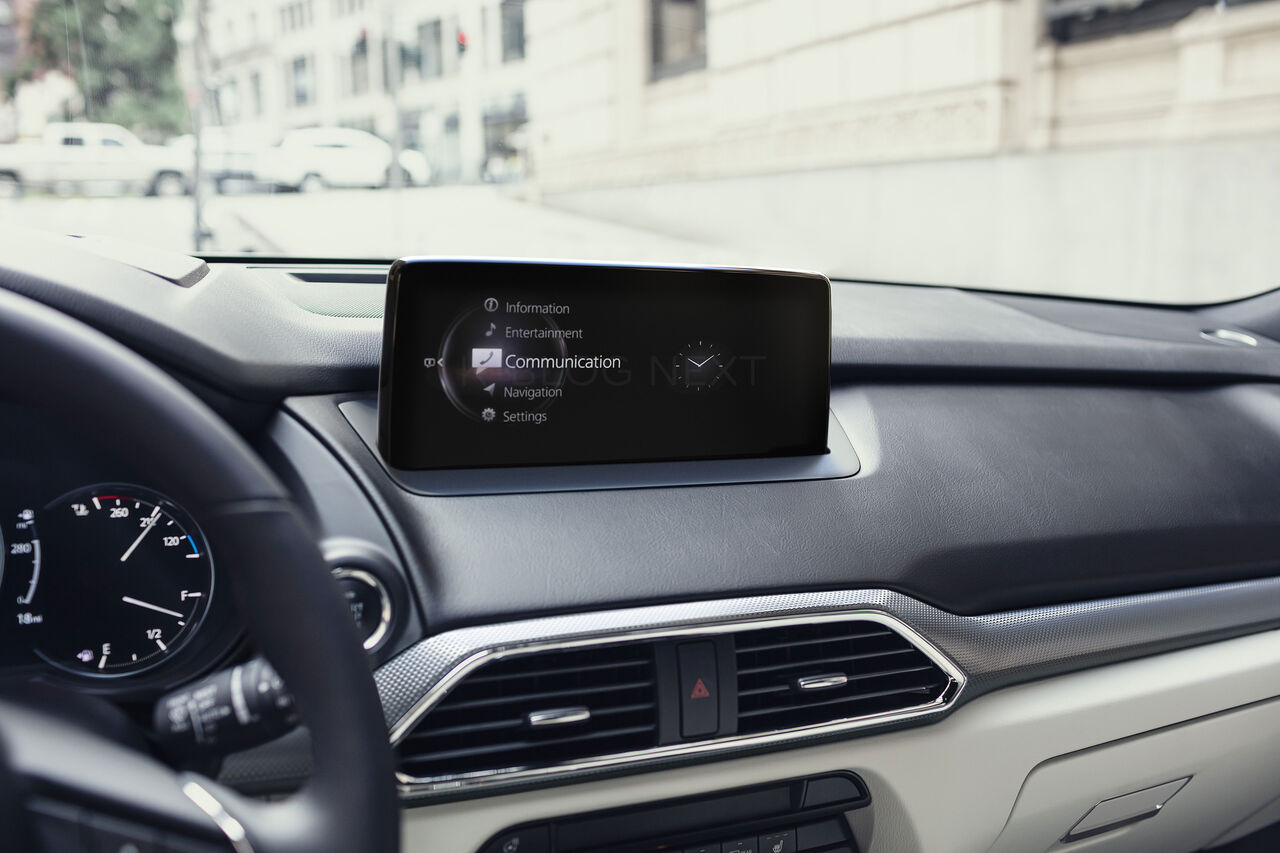 CX-5/CX-9（北米仕様）に搭載されている「10.25インチセンター