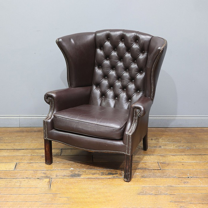 チェスターフィールド・ウィングバックチェア |【世界基準の品質】英国