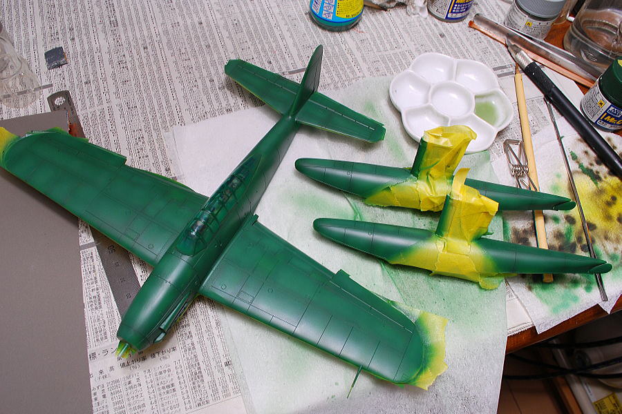 晴嵐 愛知M6A1 大日本帝国海軍特殊攻撃機 タミヤ 1/48 組立と塗装