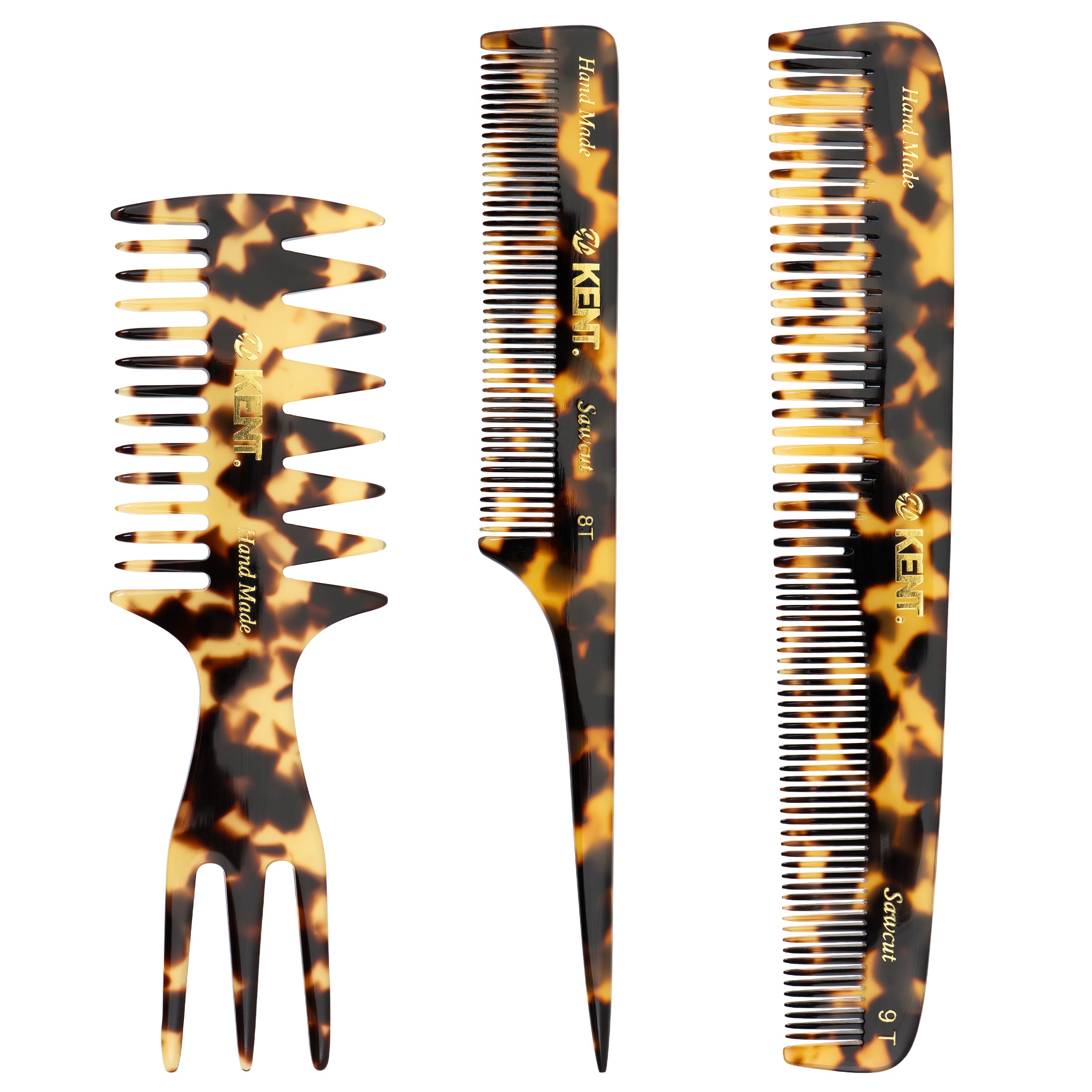 ハンドメイドコーム 3本セット CMSET-8TLP-9TLP-57TLP《GB KENT & SONS