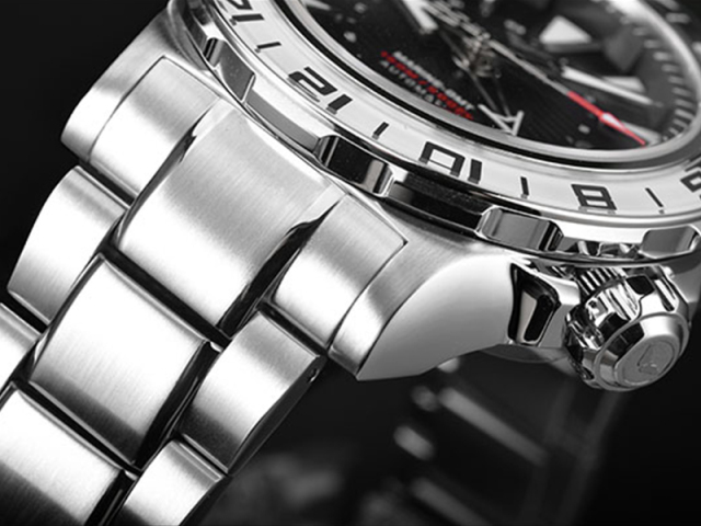 88本限定】KENTEX マリンGMT ブラックPVDxオレンジ／ MARINE GMT Black