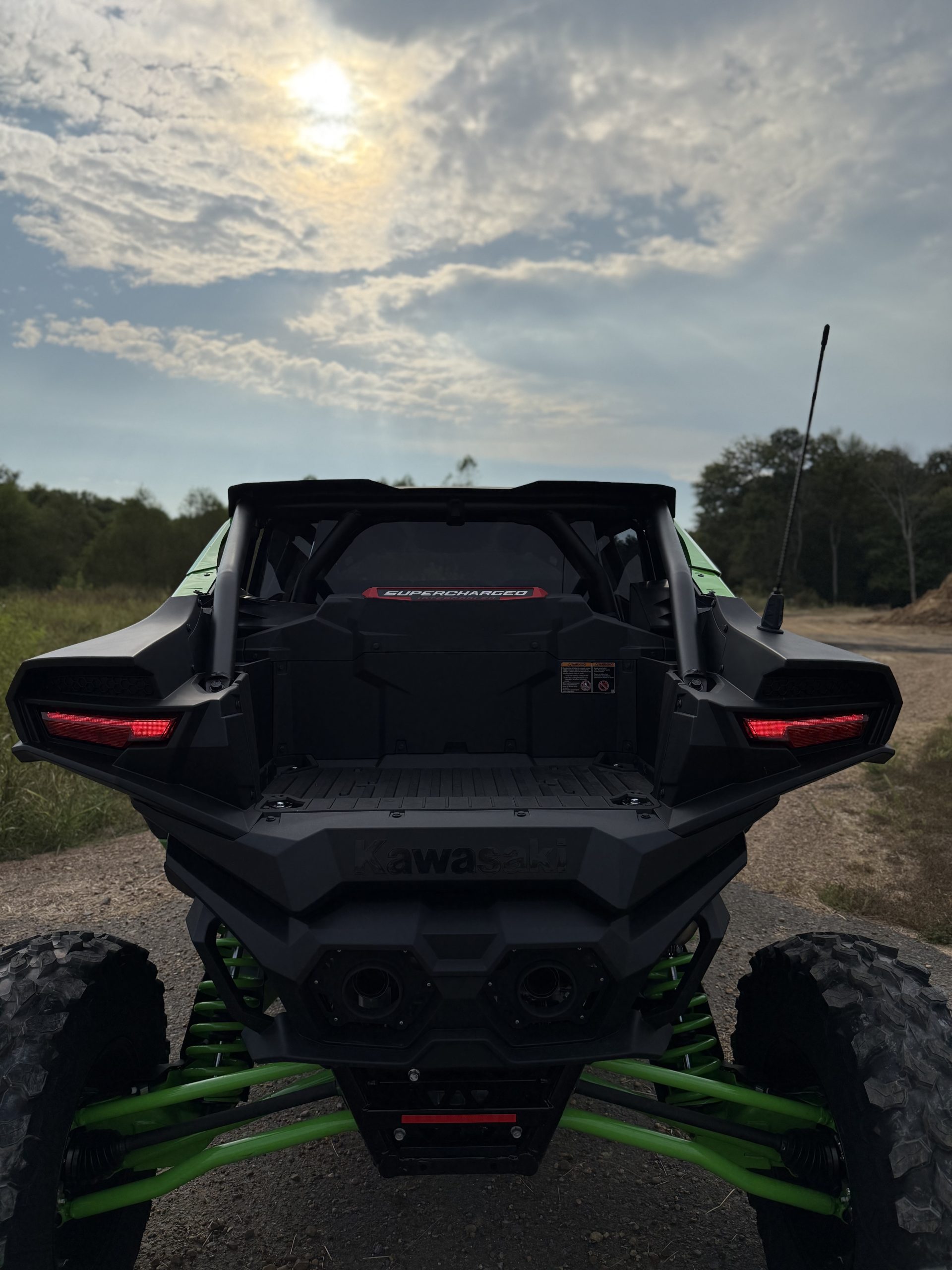 Kawasaki Teryx H2 '26 Rear Panel Windshield - RAD Accessories