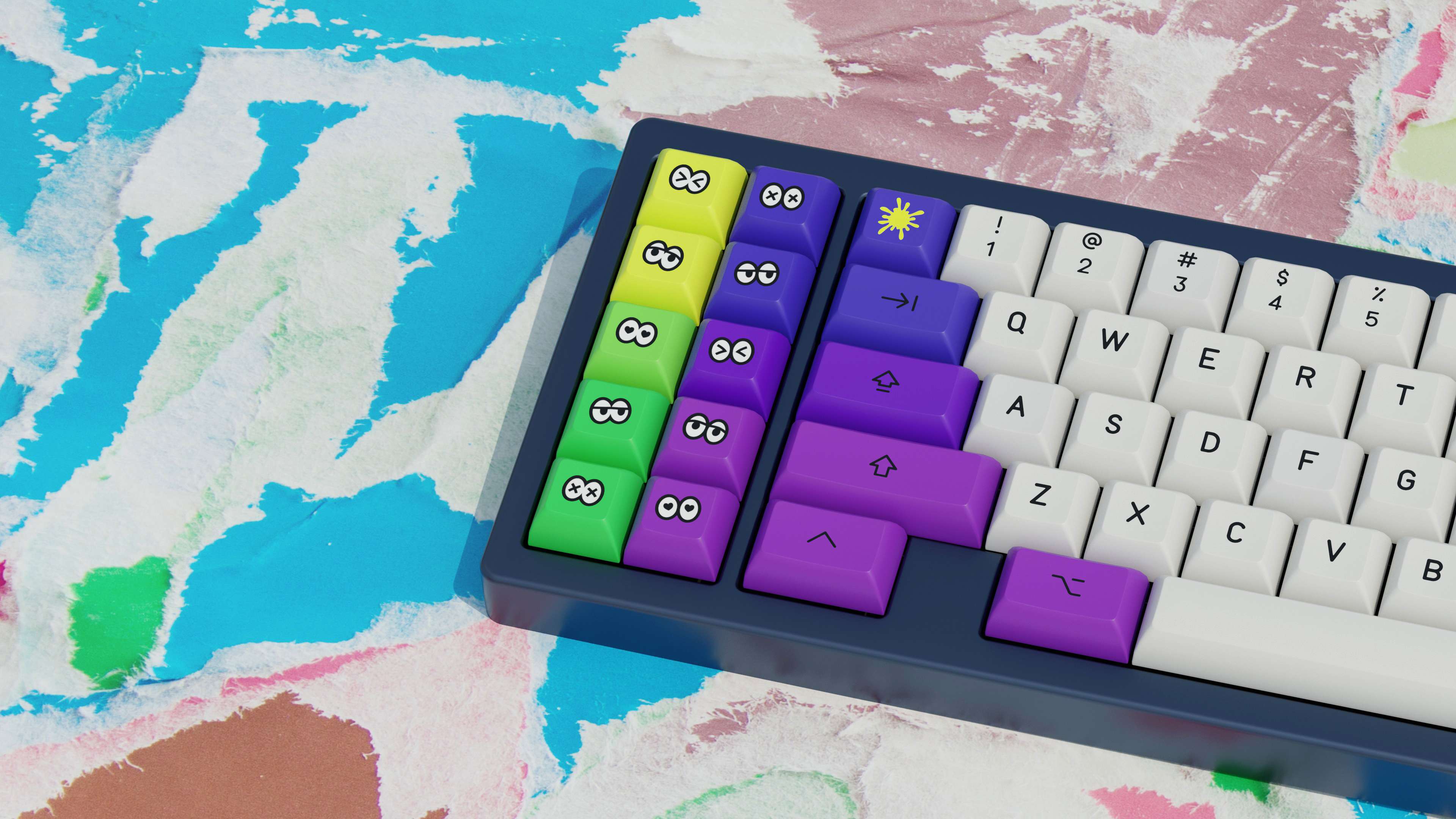 Soda Squid KAM Profile PBT Keycaps|Keyreative