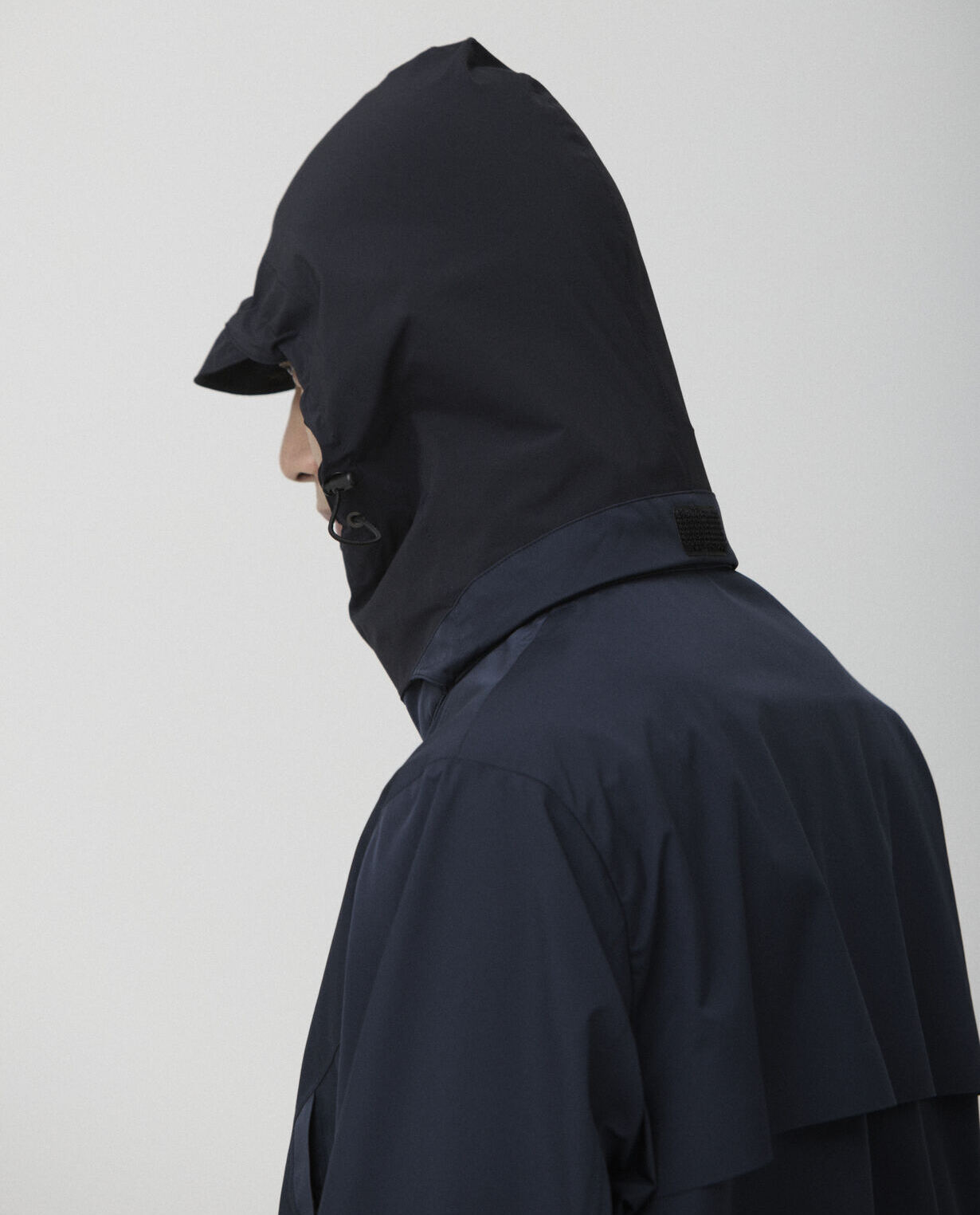 763_M3L アーバンレインシェル スタンドフィールドコート (ネイビー