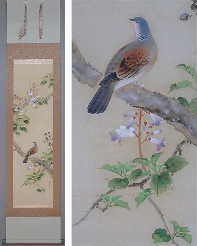 小林立堂 はつ夏 [桐] | 掛軸(掛け軸)販売／表装ご依頼は掛軸いっぷく