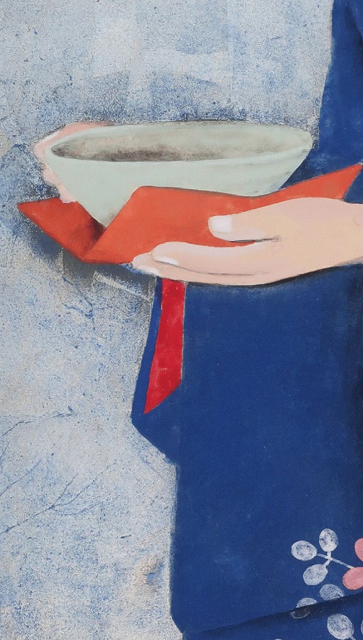 海老名正夫 舞妓 [F10号] | 掛軸(掛け軸)販売／表装ご依頼は掛軸