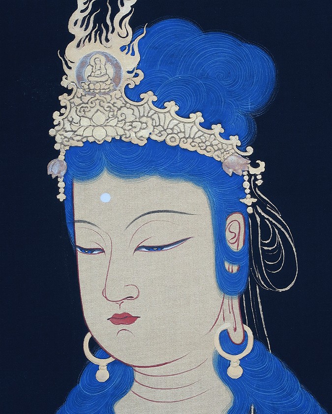 伊藤芳峡 持經観世音 | 掛軸(掛け軸)販売／表装ご依頼は掛軸いっぷく